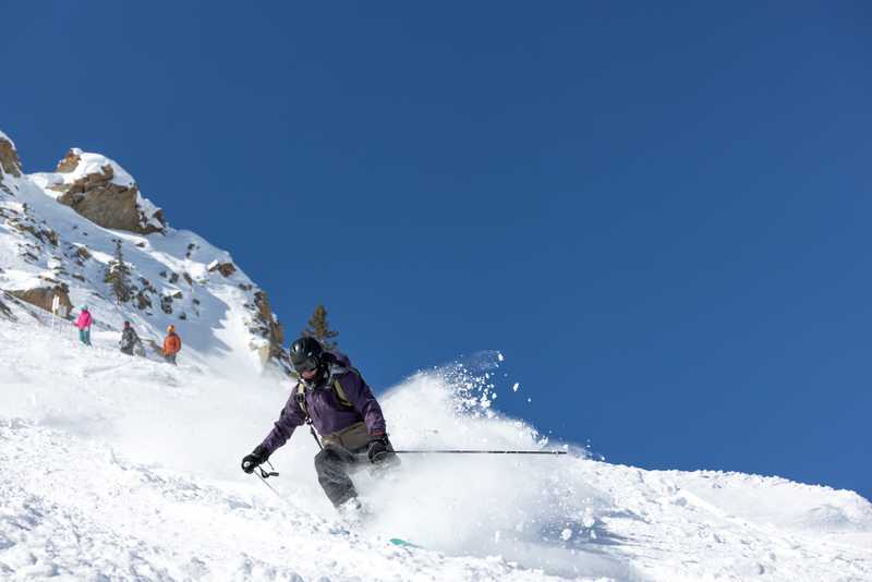 Me kicking up some snow